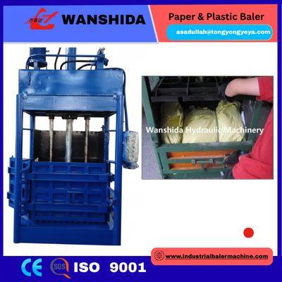 Wanshida Y82-100F Vertical Hydraulic Baler – 100 Ton Cardboard & Plastic Waste Compactor