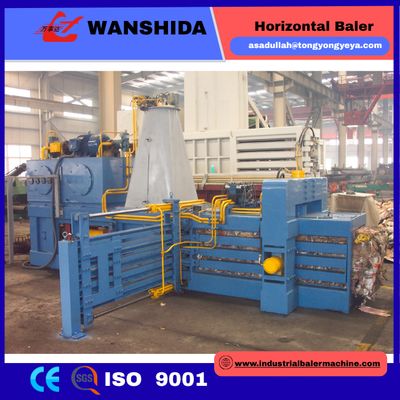 Horizontal Baler Machine For Waste Cardboard And Plastic