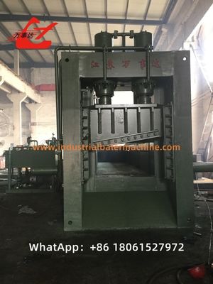 Horizontal Container Scrap Shear With 8000kN Cutting Force, 270kW Power, And PLC Automatic Control