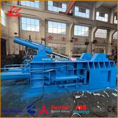 Heavy-Duty Steel Scrap Baler 4000-5000kg/h For Steel Recycling With PLC Automatic Control