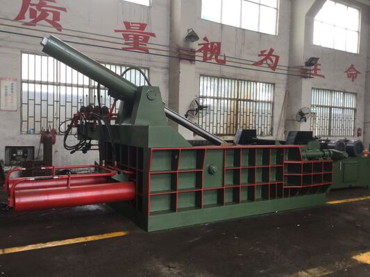 High Safety Automatic Metal Recycling Baler For Scrap Management With PLC Control