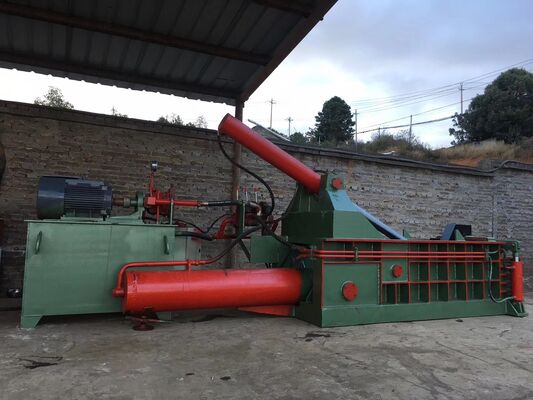 1350KN Metal Baler High Density Compact Structure Flexible Output Efficient Scrap Processing