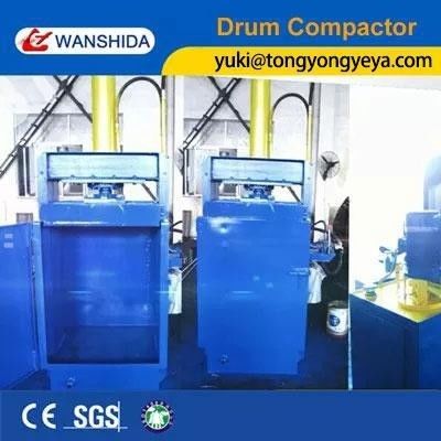 Industrial Baler Machine With 25 Ton pressing force Vertical Baler Works For Light Steel Drums