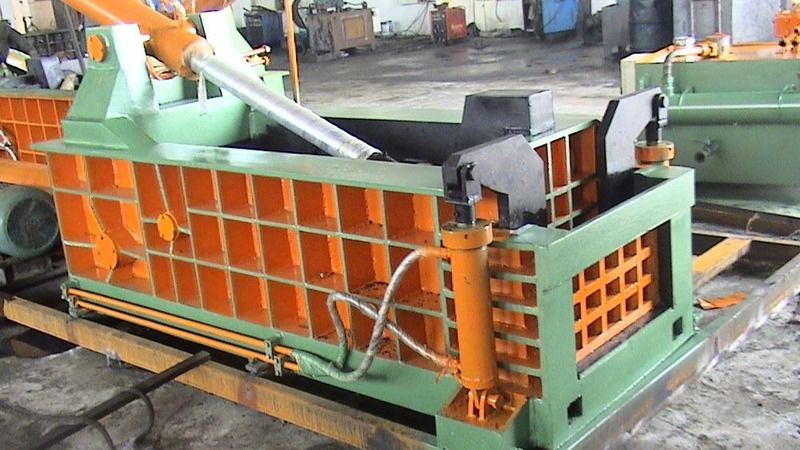 High Density 160Ton Hydraulic Metal Baler Scrap Compaction Solution 22kw For Efficient Recycling