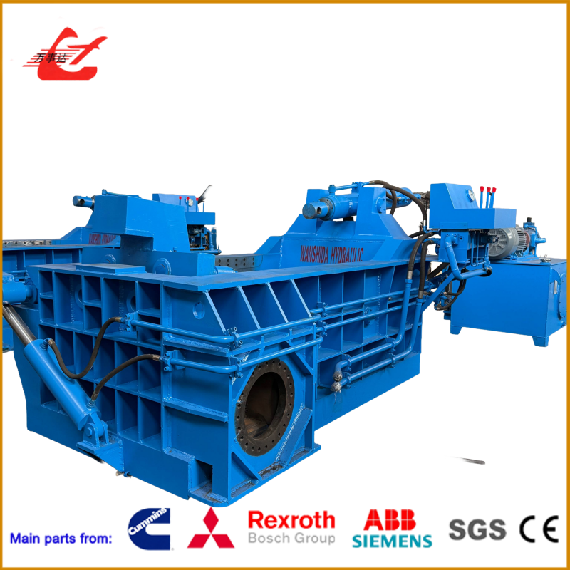 Industrial Hydraulic Steel Baling Machine Automatic Operation Mode 380V/50Hz Voltage for Scrap Metal Recycling