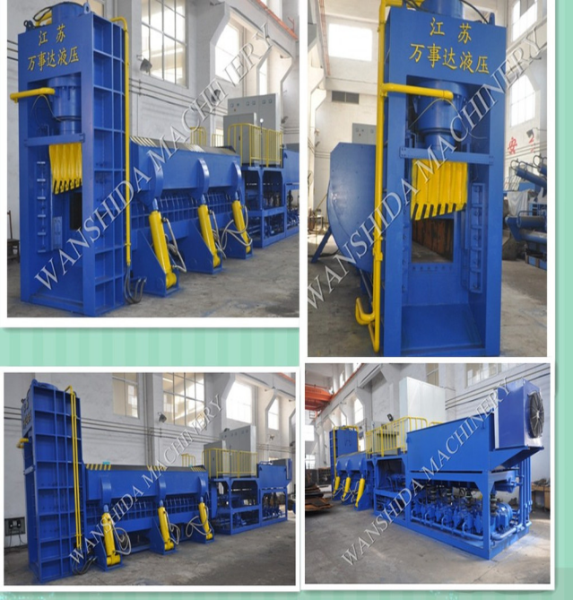 Industrial Metal Baler Machine For Ferrous And Non-Ferrous Recycling, 400×400mm Bale Size