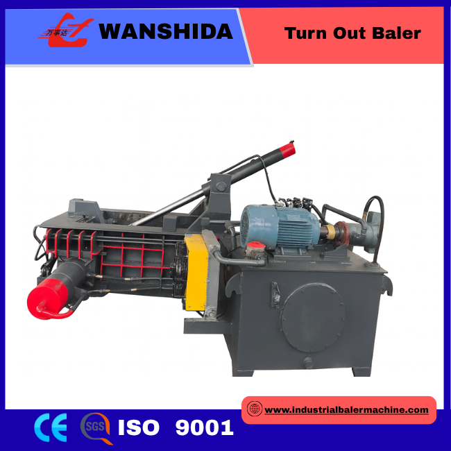 High-Performance Turn-Out Type Metal Baler for Scrap Recycling