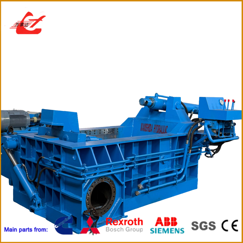 Industrial Hydraulic Steel Baling Machine Automatic Operation Mode 380V/50Hz Voltage for Scrap Metal Recycling